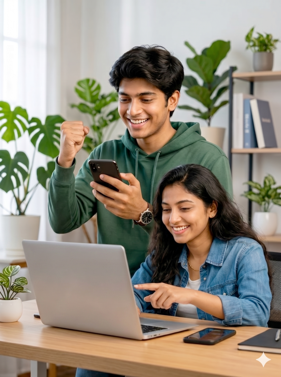 Students learning